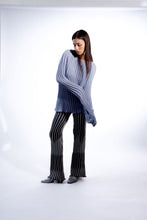 Load image into Gallery viewer, ORGANIC RIB OVERSIZED SWEATER Water