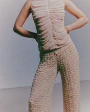 Load image into Gallery viewer, LIGHT FOAM KNIT TROUSERS Straw