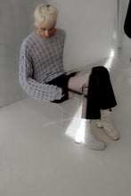 Load image into Gallery viewer, Bubble Knit Oversized Sweater CELESTIAL GRAY