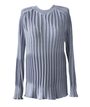 Load image into Gallery viewer, ORGANIC RIB OVERSIZED SWEATER Water