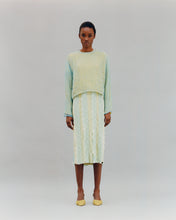 Load image into Gallery viewer, GAUZE SWEATSHIRT LIME