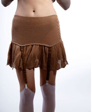 Load image into Gallery viewer, SUSPENDER SKIRT (COFFEE)