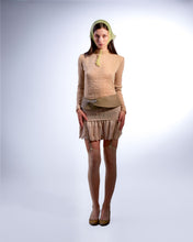 Load image into Gallery viewer, SUSPENDER SKIRT (STRAW)