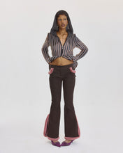 Load image into Gallery viewer, FURRY Denim Pants Brown
