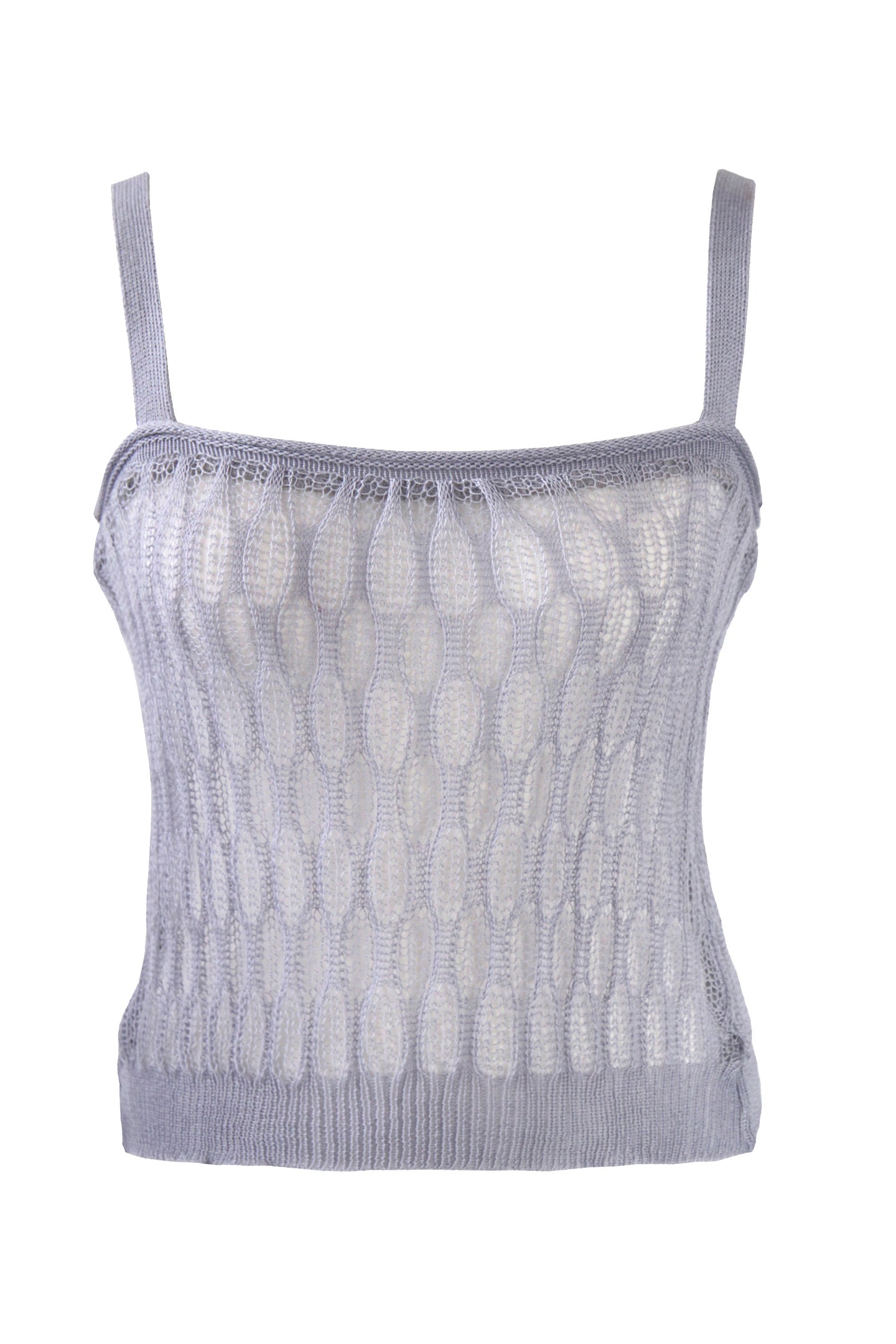 BUBBLY RIB STRAP TOP