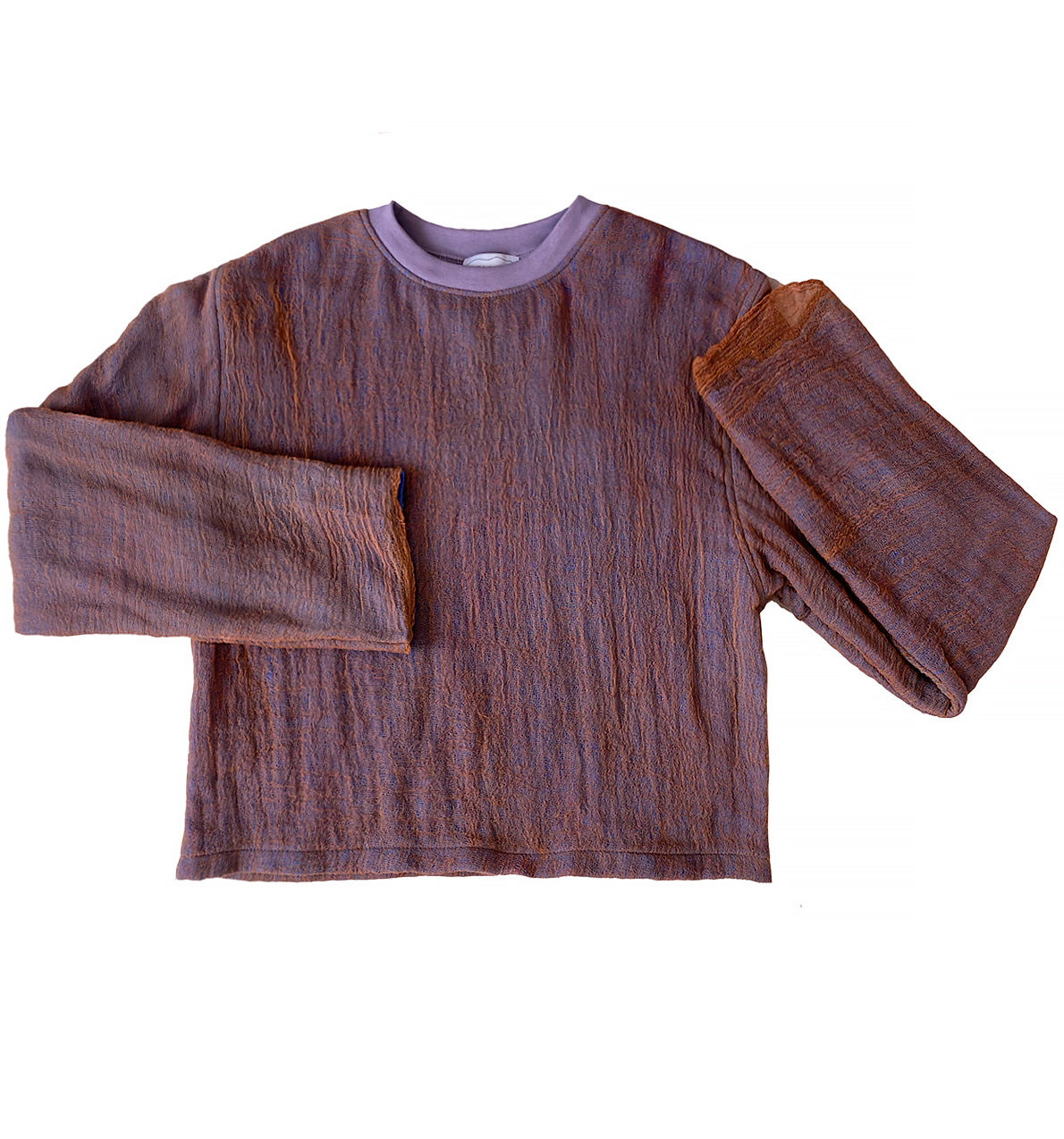 GAUZE SWEATSHIRT COPPER