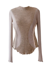 Load image into Gallery viewer, COSMO KNIT TOP (BEIGE)