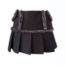Load image into Gallery viewer, FURRY Skirt Brown