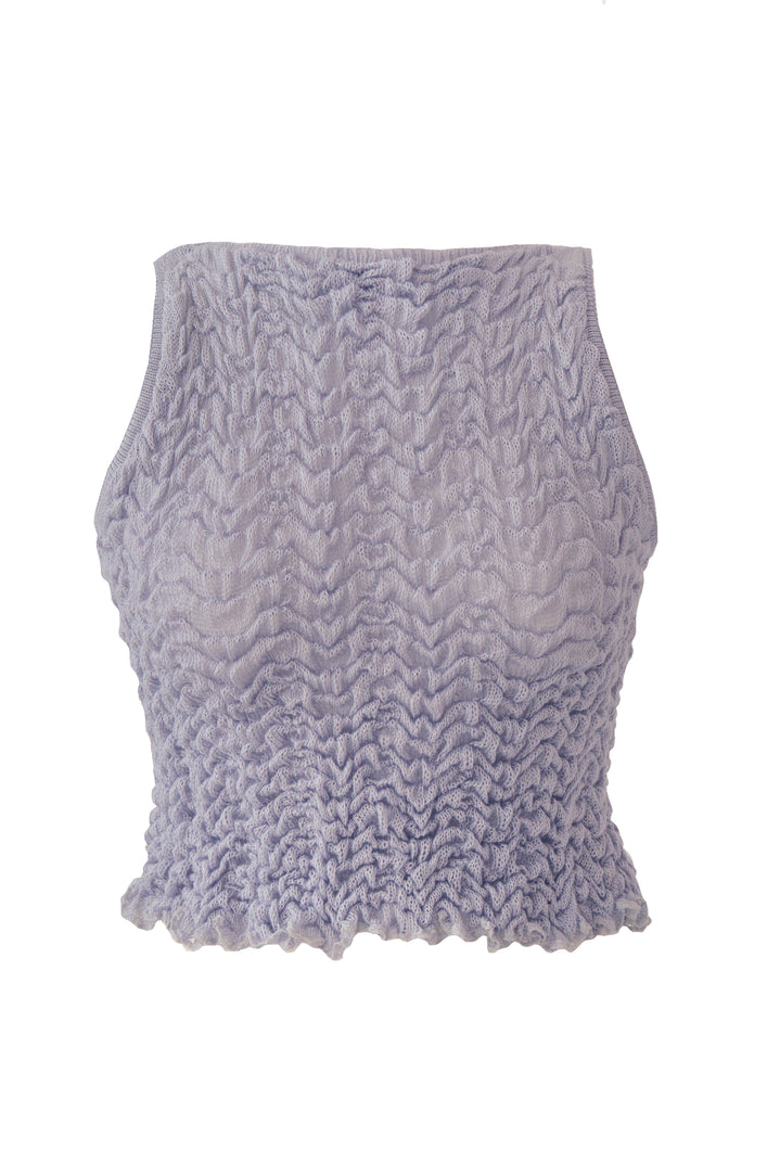 FOAMY KNIT TANK TOP Water