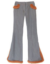 Load image into Gallery viewer, FURRY Denim Pants Gray
