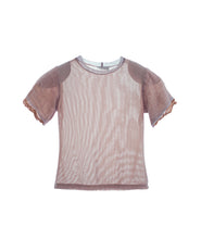 Load image into Gallery viewer, MOIREE MESH Tee STONE
