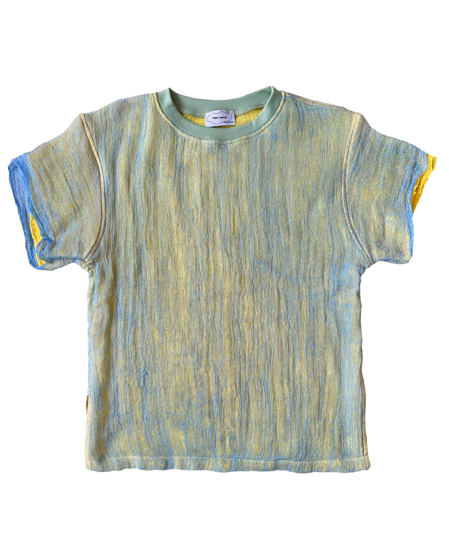Halo Labels tシャツ GAUZE T-SHIRT Lime – Halo Labels