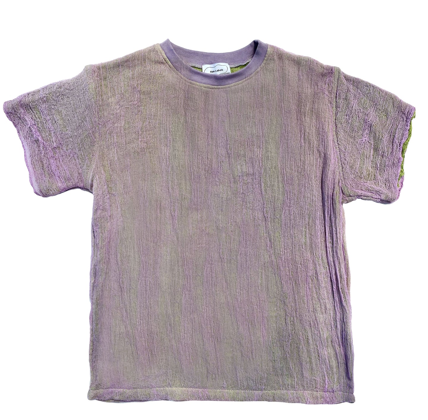 GAUZE T-SHIRT WISTERIA