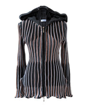 Load image into Gallery viewer, ORGANIC RIB CARDIGAN UMBER
