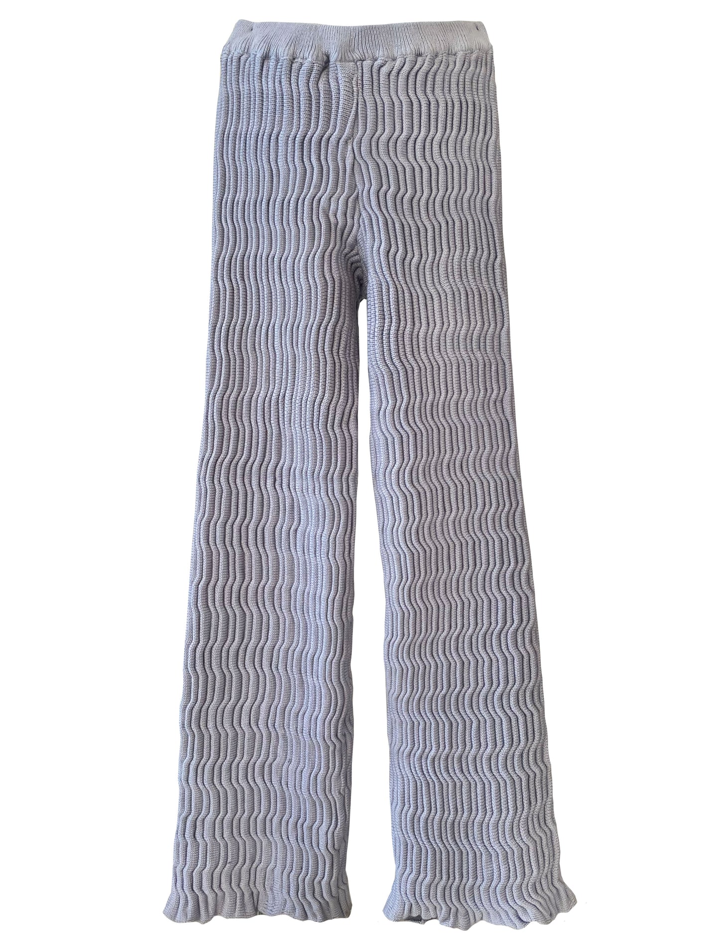 Wave Knit Trousers Water