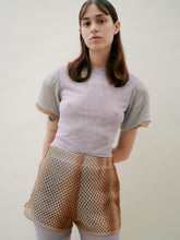 Load image into Gallery viewer, MOIREE MESH Tee STONE