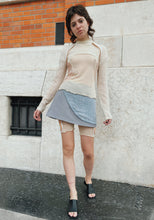 Load image into Gallery viewer, GAUZE MINI SKIRT STONE